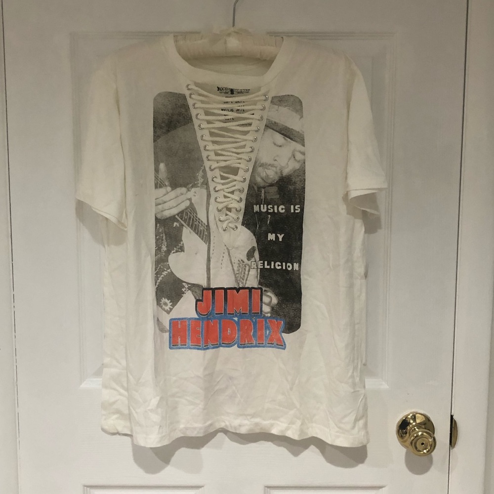 Jimi Hendrix front tie shirt